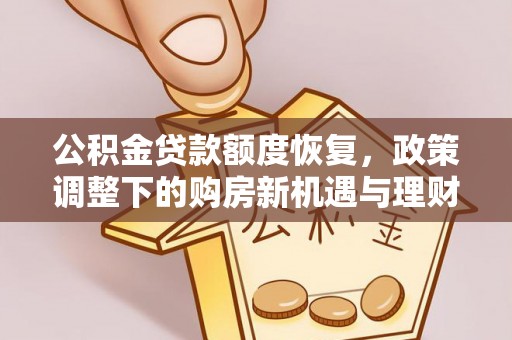 沙鹿公积金贷款额度恢复，政策调整下的购房新机遇与理财规划