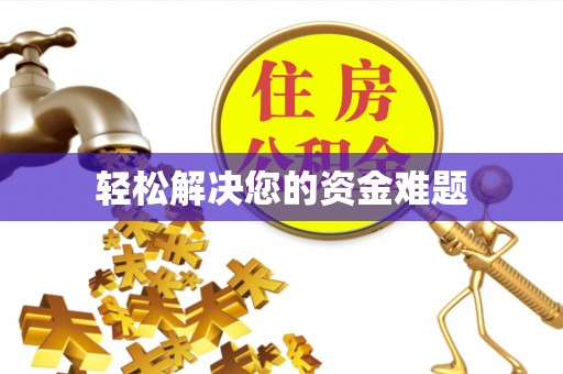 沙鹿轻松解决您的资金难题