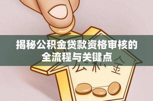 沙鹿揭秘公积金贷款资格审核的全流程与关键点