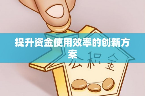 沙鹿提升资金使用效率的创新方案