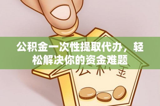 沙鹿公积金一次性提取代办，轻松解决你的资金难题
