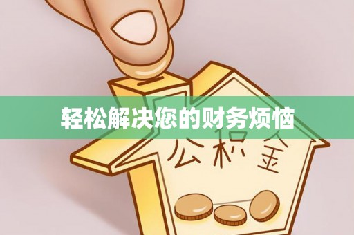 沙鹿轻松解决您的财务烦恼